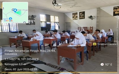 Pelaksanaan ujian kenaikan kelas semester genap TA 2024 - 2025
